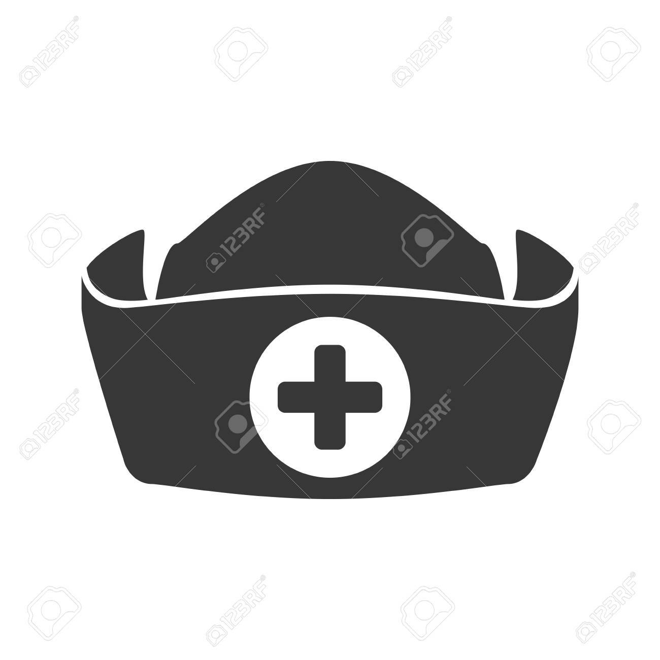 1300x1300 Nurse Hat Silhouette