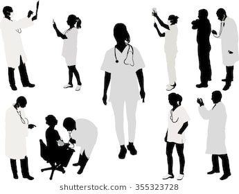 345x280 Collection Of 'nurse Silhouette Images' Download More Than