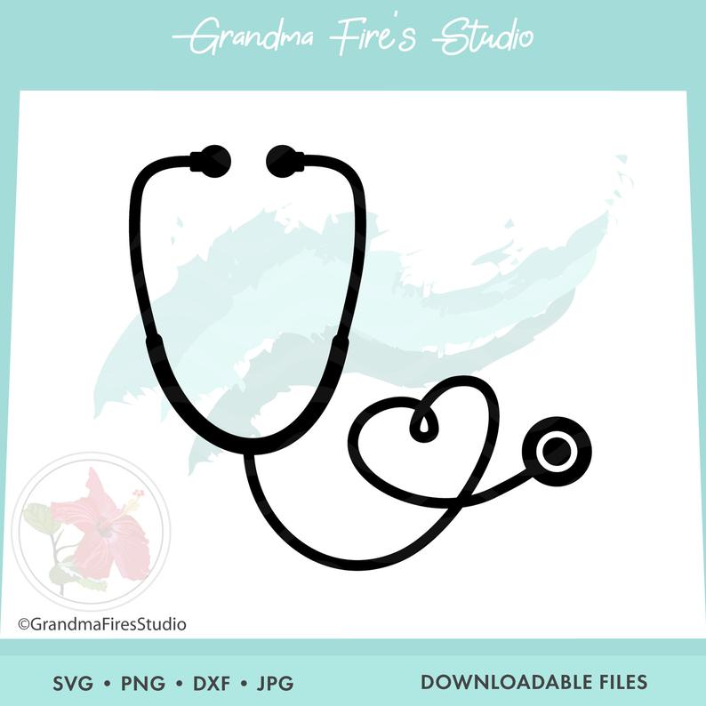 794x794 Stethoscope Nurse Nurse Decal Doctor Decal Etsy