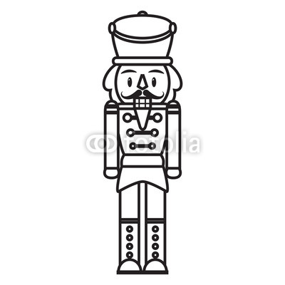 400x400 Vector Cartoon Cute Nutcracker Isolated Buy Photos Ap Images
