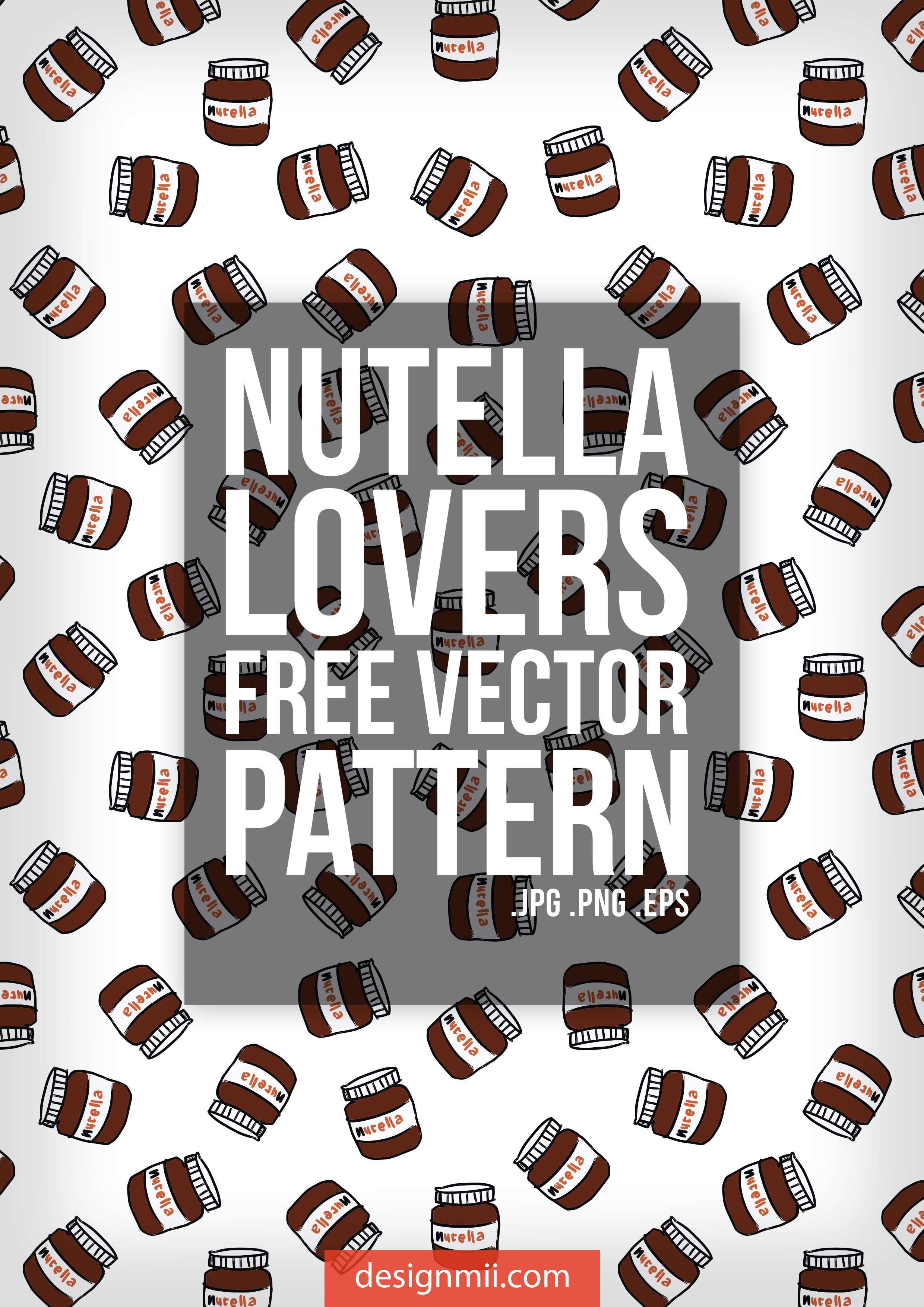 2480x3508 Nutella Free Vector Pattern Free Download