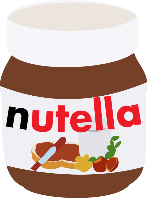 613x762 Cartoon Nutella Jar