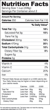 Nutrition Facts Label Images For Download Fda 166x363 Nutrition Facts Label Images For Download Fda