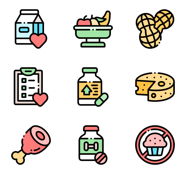 600x564 Nutrition Icons