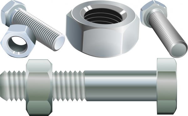 600x370 Bolt Screw And Nut Free Vector In Open Office Drawing