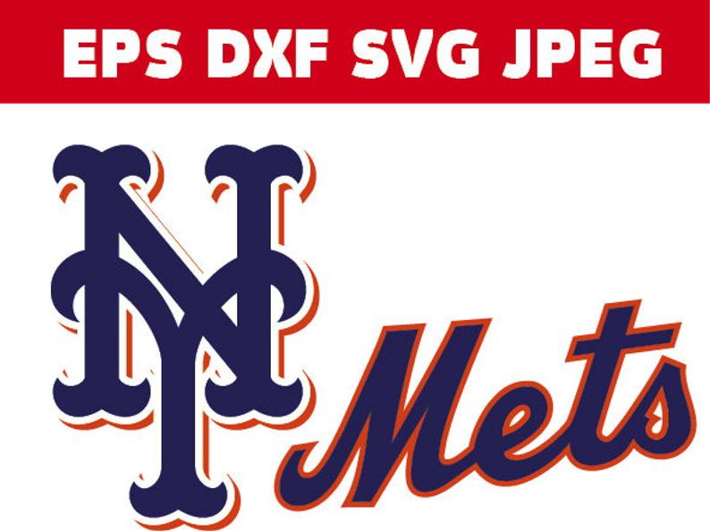 794x594 New York Mets Logo Dxf Instant Etsy