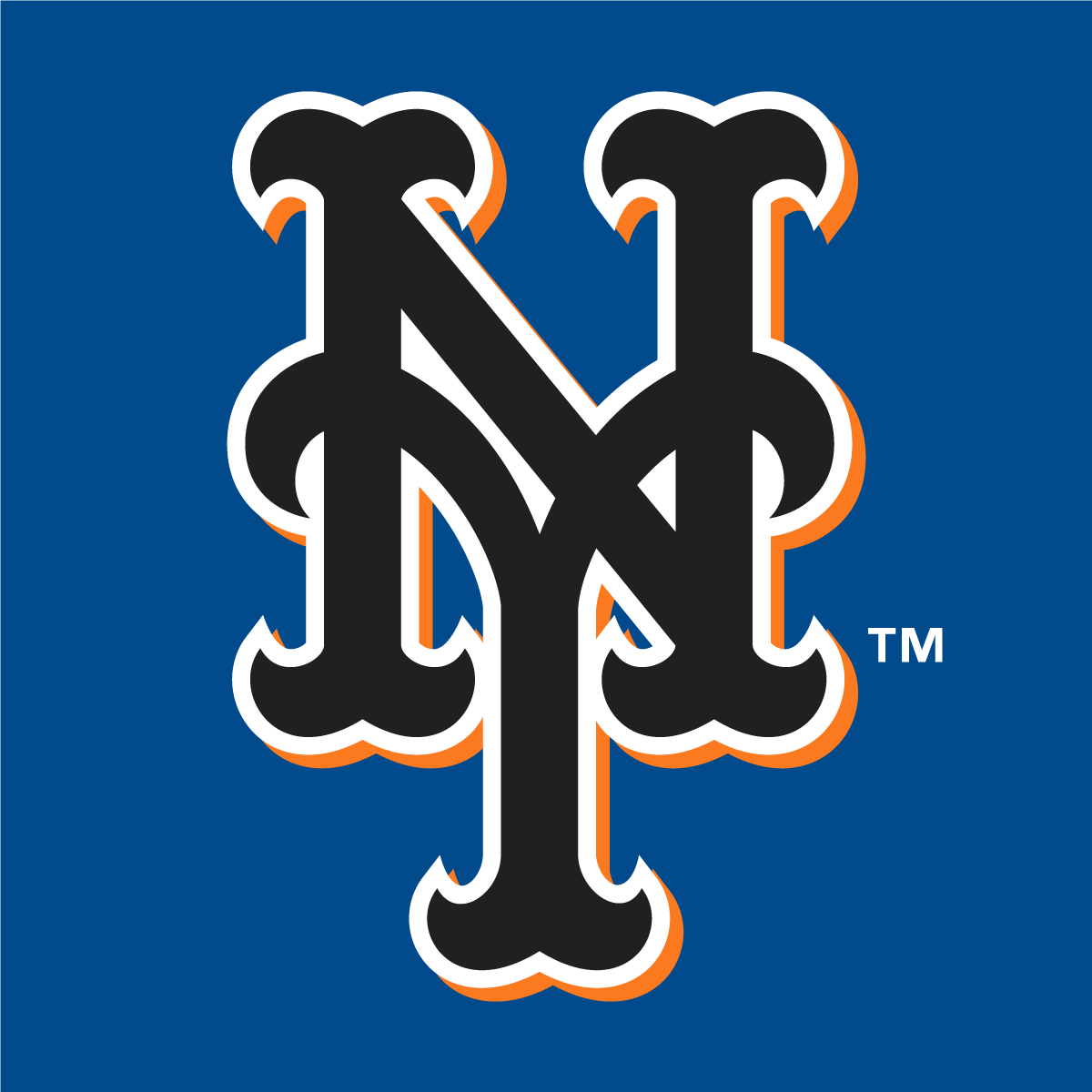 1200x1200 New York Mets Black Logo Vector Free Vector Silhouette Graphics