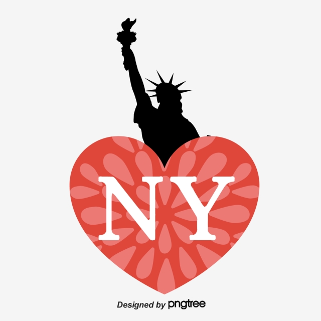 640x640 Retro Simple New York Font Design, I Love New York, Water Drop