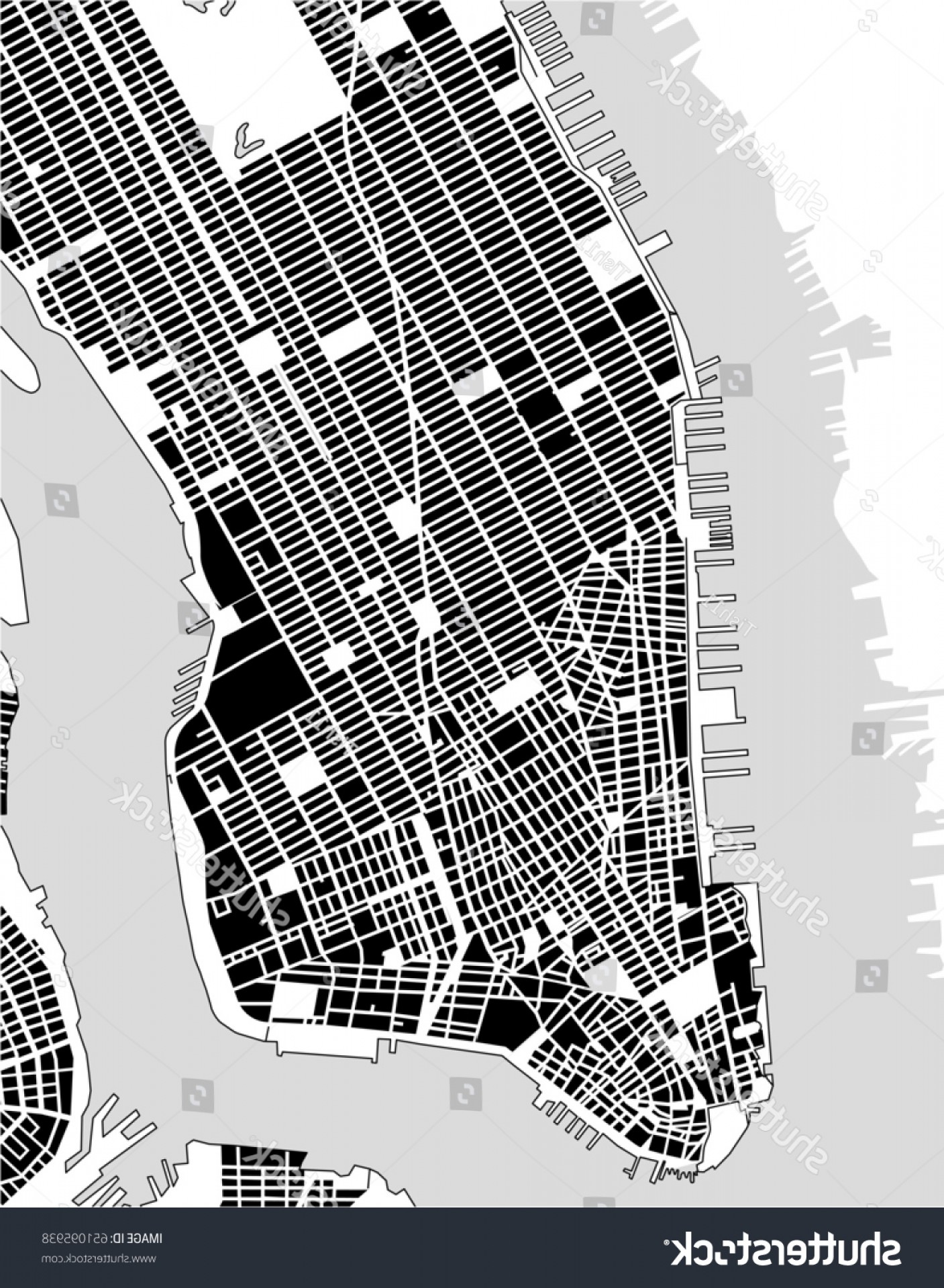 1407x1920 Vector Map New York City Ny Soidergi