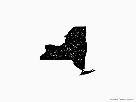 460x345 Vector Maps Of New York Free Vector Maps