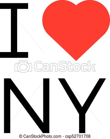 373x470 I Love Ny Popular Symbol Illustration Heart New York Print