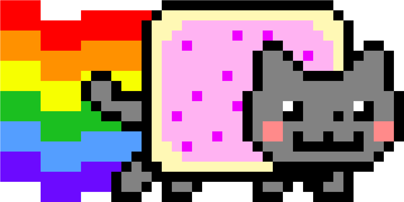 1601x801 Hd Nyan Cat Vector
