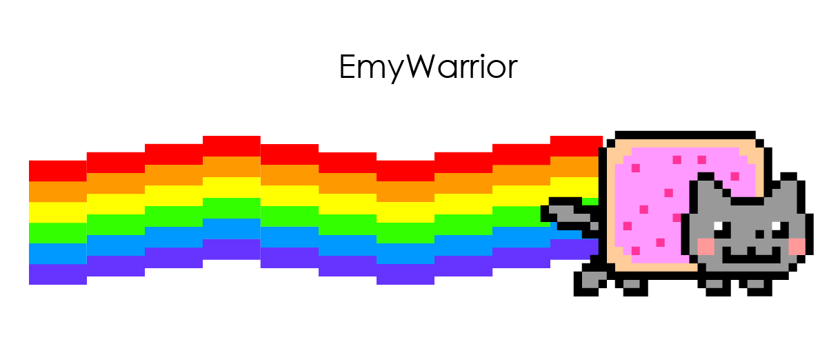 1218x512 Nyan Cat Vector