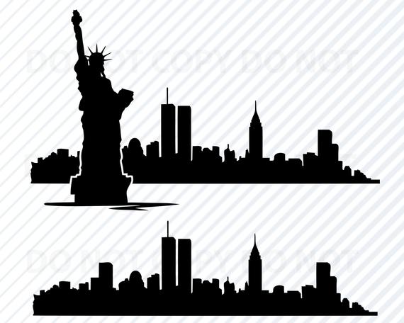 New York City Skyline For Cricut Nyc Skyline Etsy 570x456 New York City Skyline For Cricut Nyc Skyline Etsy
