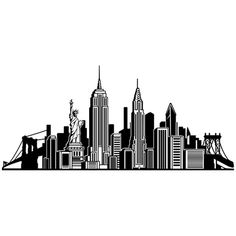 Collection Of 'nyc Skyline Silhouette' Download More Than 236x236 Collection Of 'nyc Skyline Silhouette' Download More Than