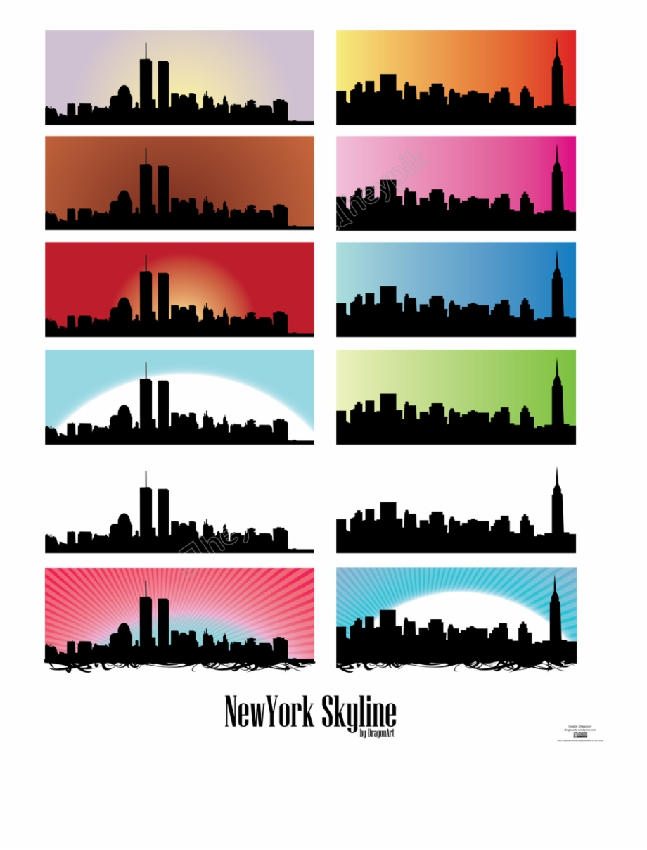 920x1208 New York Skyline Vector Png