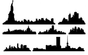 310x196 City Skyline Vector Free Vectors Ui Download