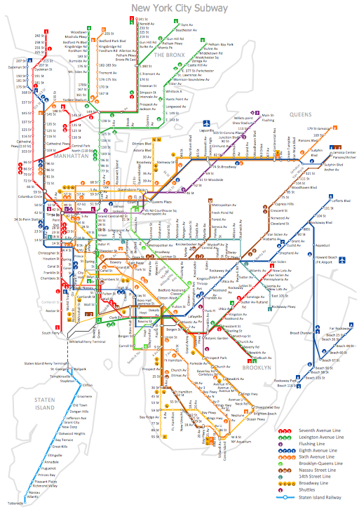 512x726 Mta Subway Map