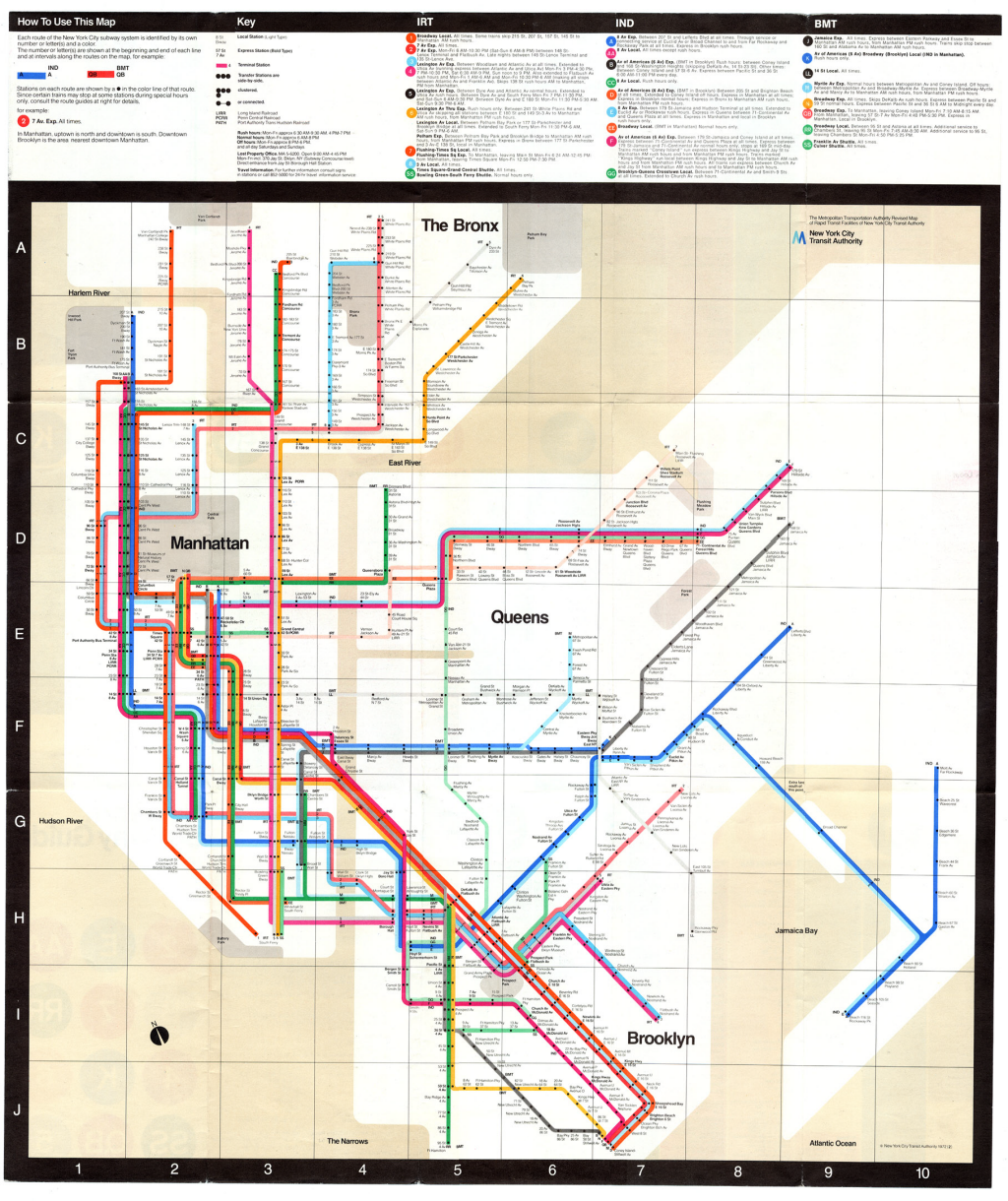 1024x1220 Mapcarte New York City Subway Map