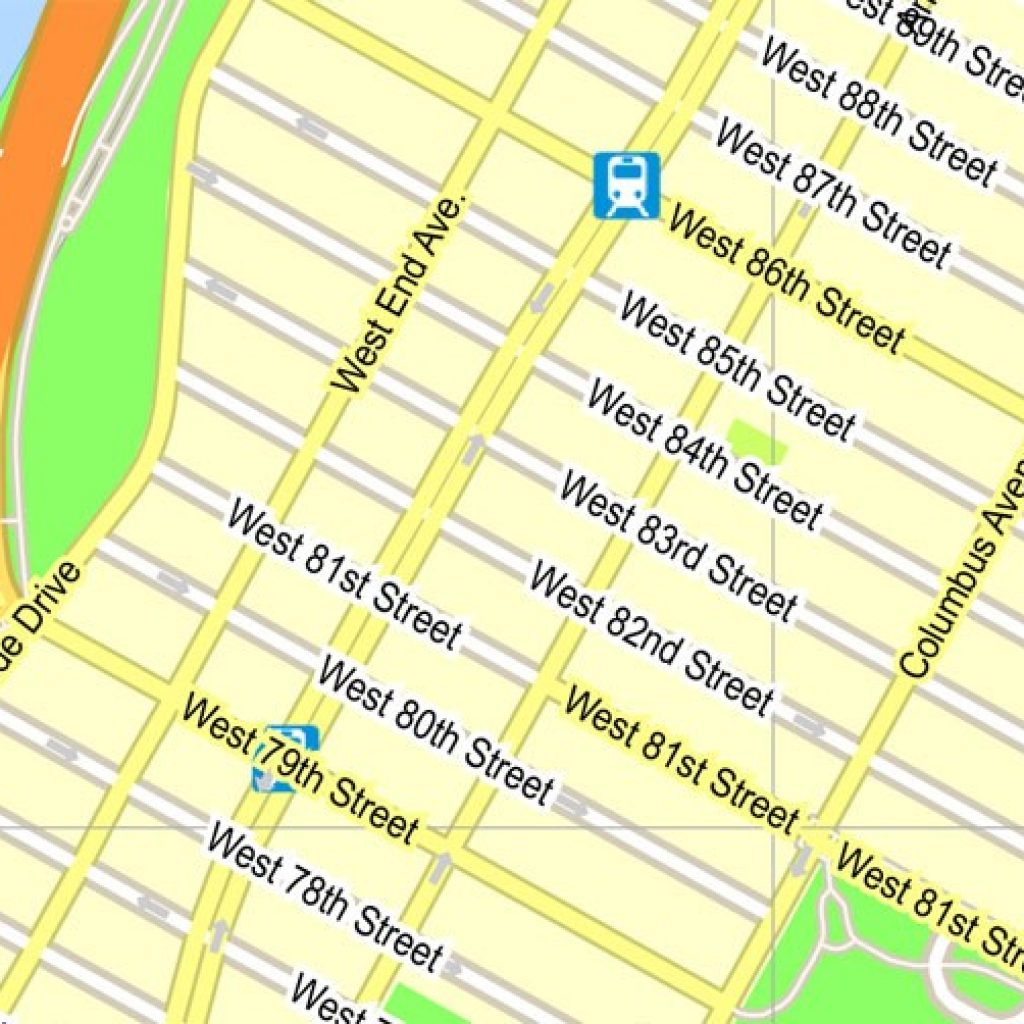 New York City Street Map Printable Us Exact Vector G View Level 1024x1024 New York City Street Map Printable Us Exact Vector G View Level