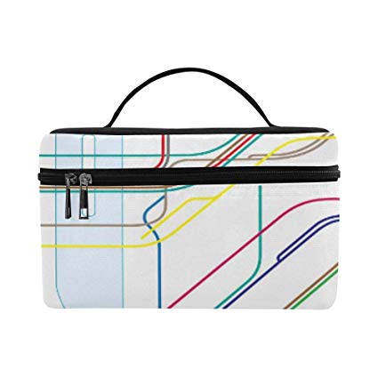 Colored Subway Vector Map Of New York City Pattern 425x425 Colored Subway Vector Map Of New York City Pattern