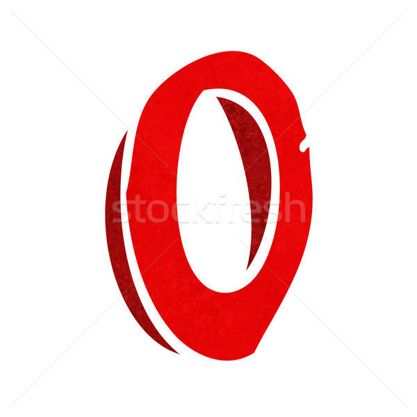 600x600 Cartoon Letter O Vector Illustration Lineartestpilot