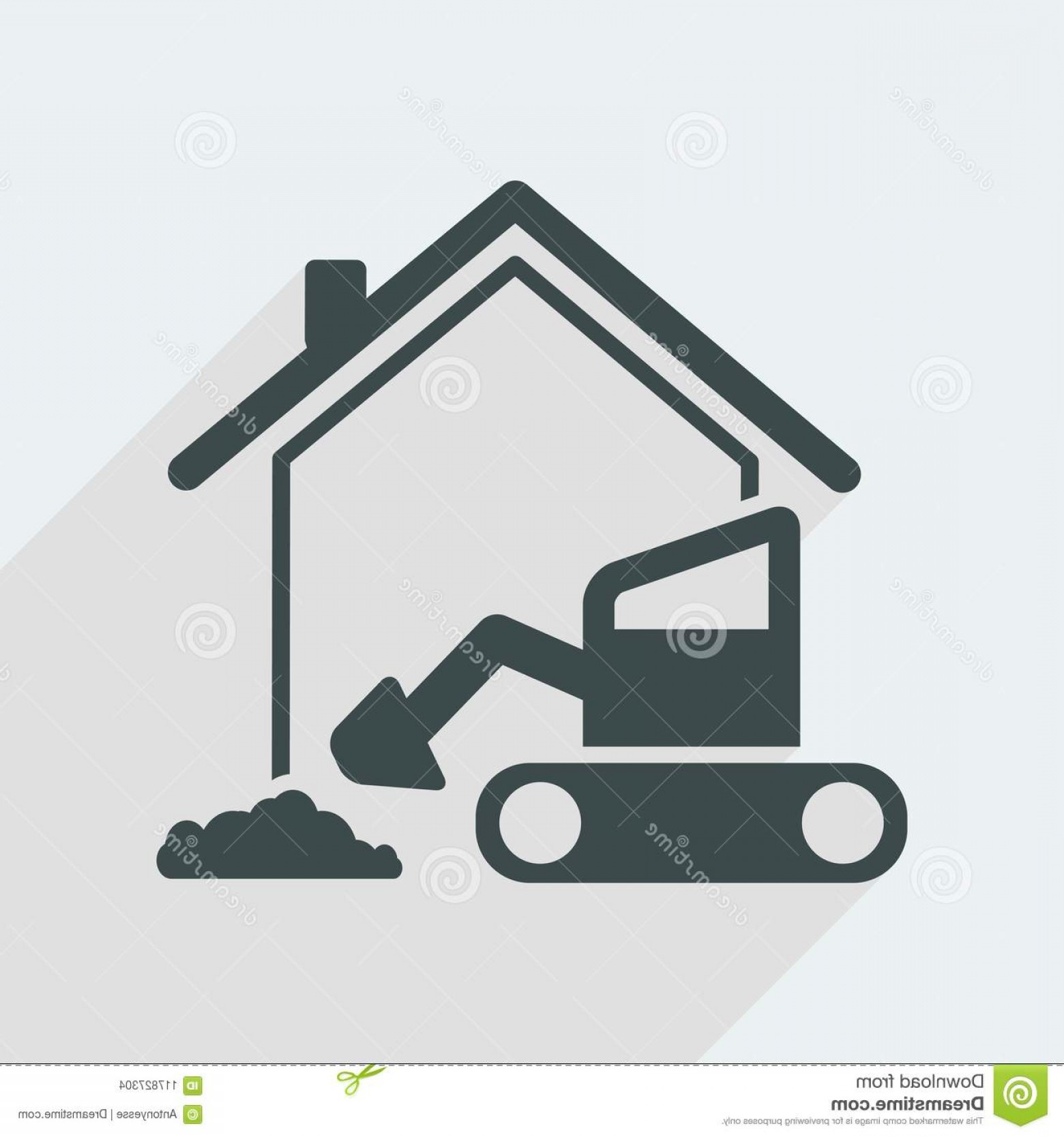 1560x1668 Building Concept Vector Web Icon Flat Isolated Illustration