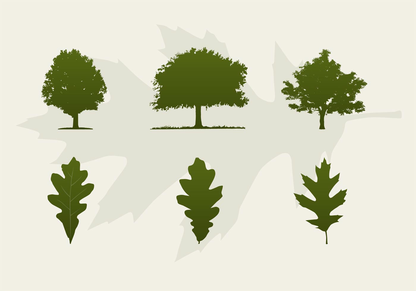 Oak Leaf Free Vector Art 1400x980 Oak Leaf Free Vector Art