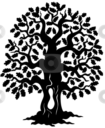 368x450 Free Oak Tree Clip Art