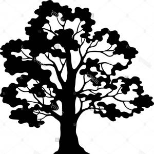 300x300 Best Free King Oak Tree Silhouette Clip Art Photos Catchsplace