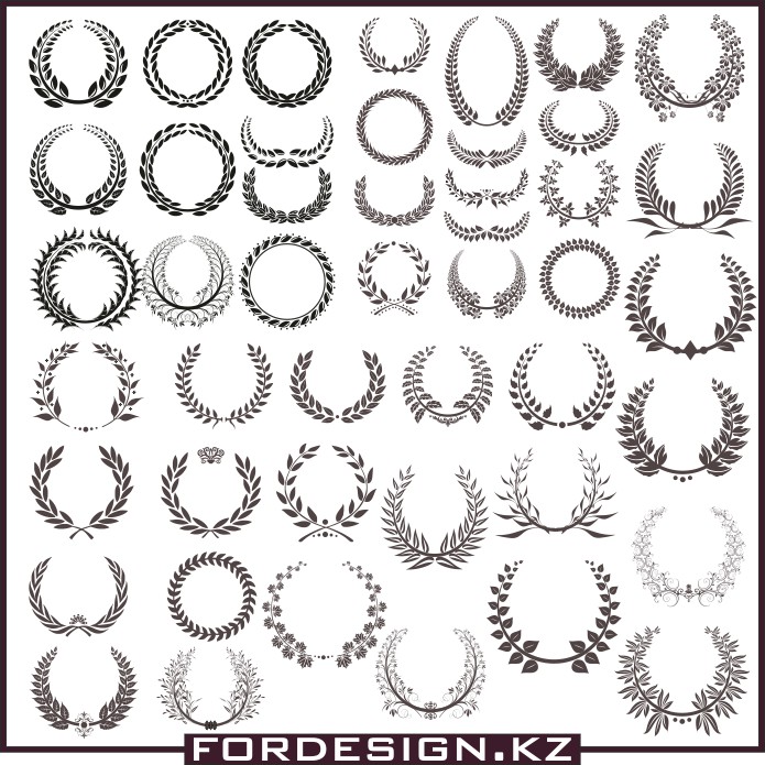 695x695 Wreath Vector Big Collection Of Vector Wreaths Free Download