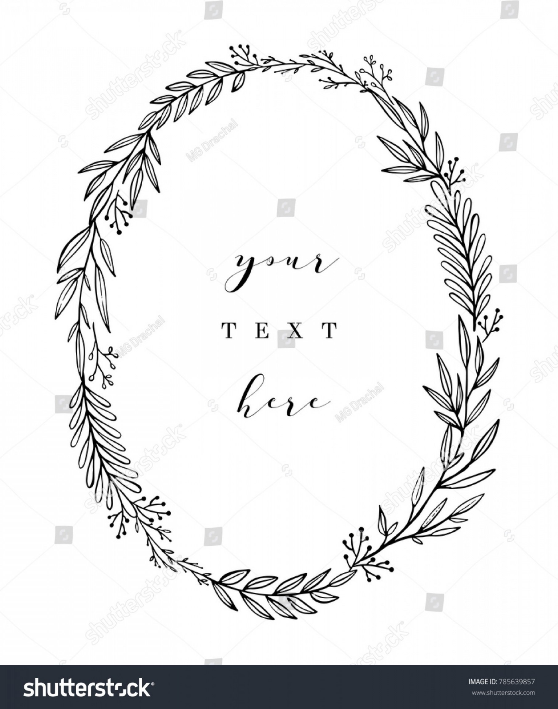 1812x2304 Half Wreath Vector Handandbeak
