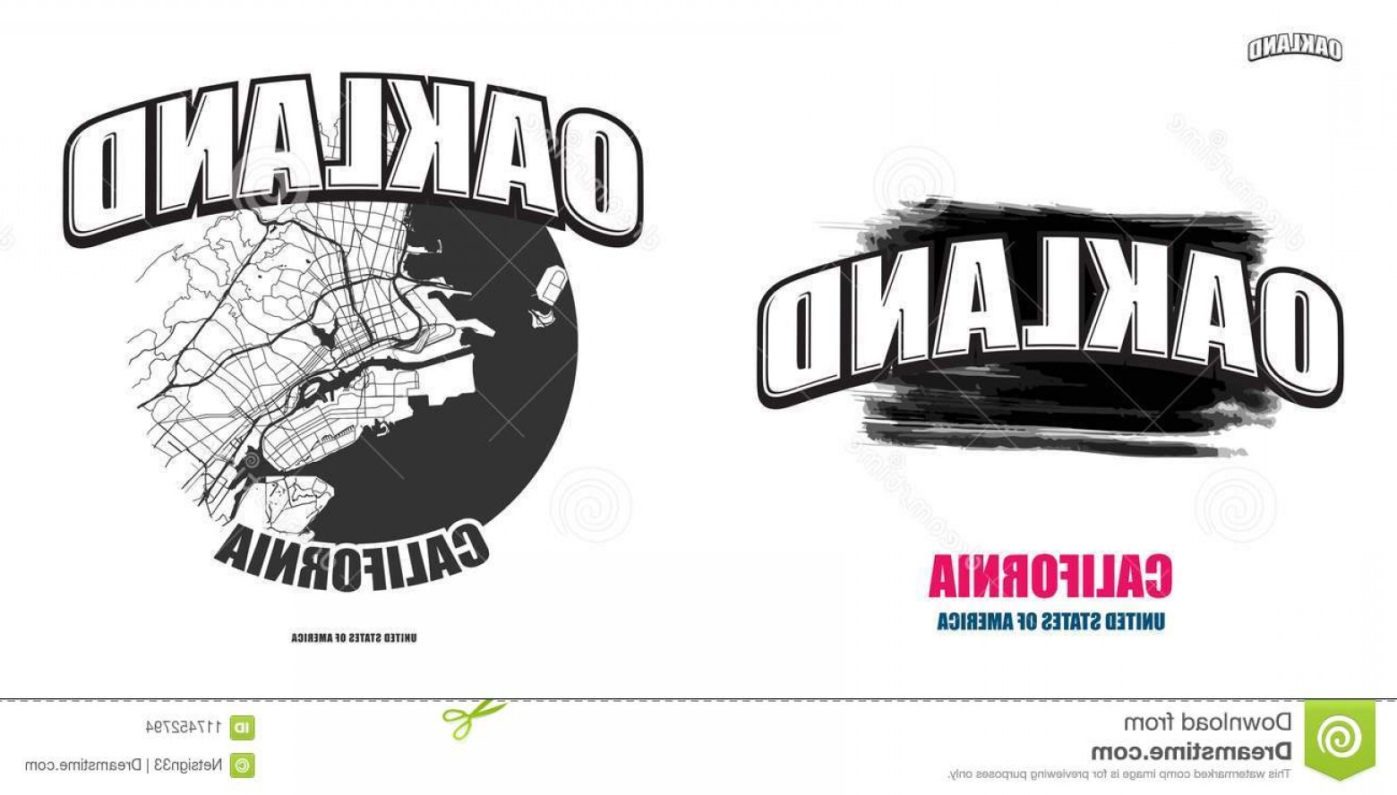 1560x888 Oakland California Logo Design Two One Vector Arts Big Logo