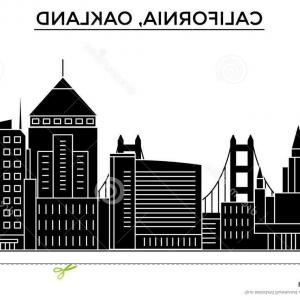 300x300 Oakland Skyline City Logo Vector Catchsplace