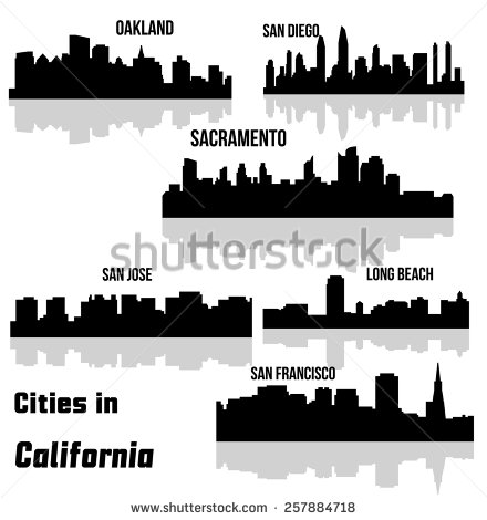 440x470 Oakland Skyline Silhouette