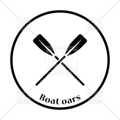 400x400 Icon Of Boat Oars Vector Image Of Signs, Symbols, Maps Angelp