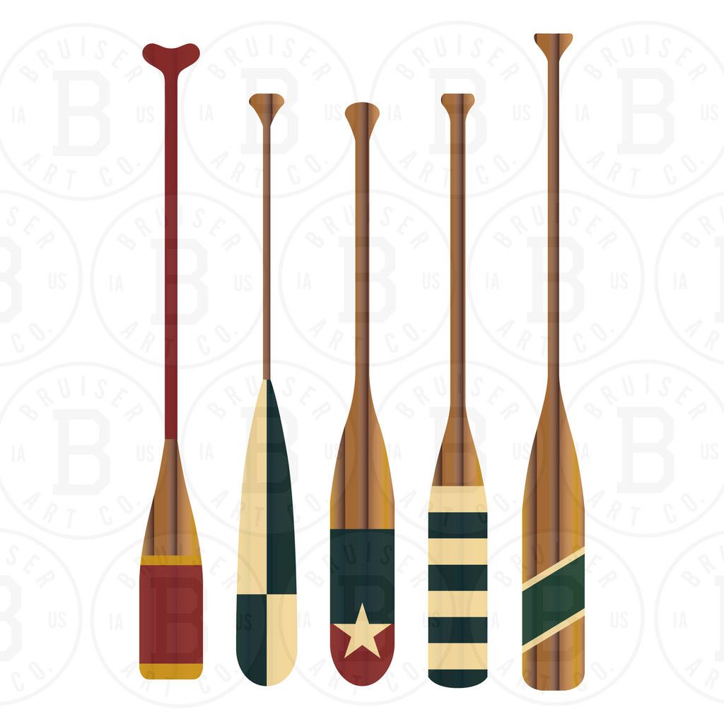 1024x1024 Oar Vector Art