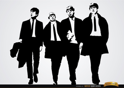 400x284 With The Beatles Album Wallpaper Vector Free Vector Download