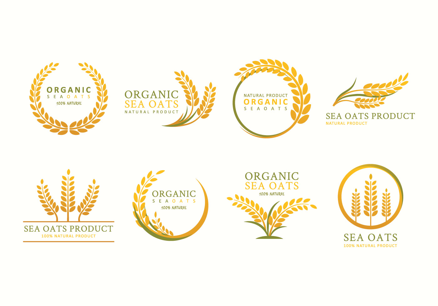 1400x980 Oats Free Vector Art