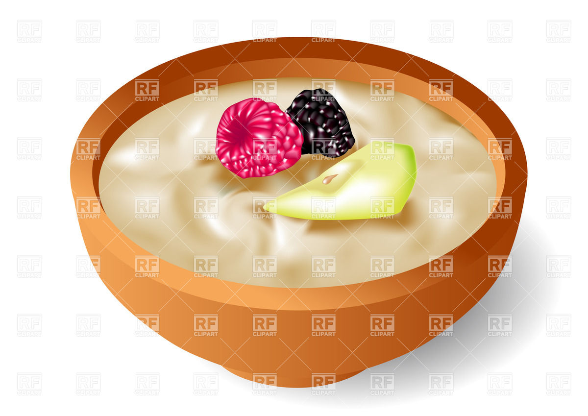 1200x849 Oatmeal With Berries Vector Image Of Food And Beverages Arkela