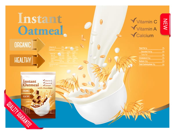 Oatmeal Vector at Vectorified.com | Collection of Oatmeal Vector free ...