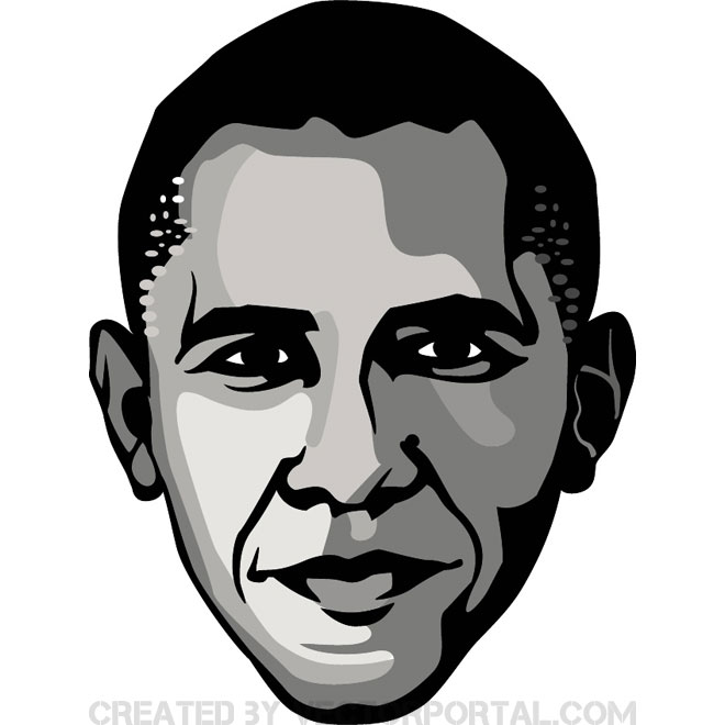 660x660 Obama Vector Image