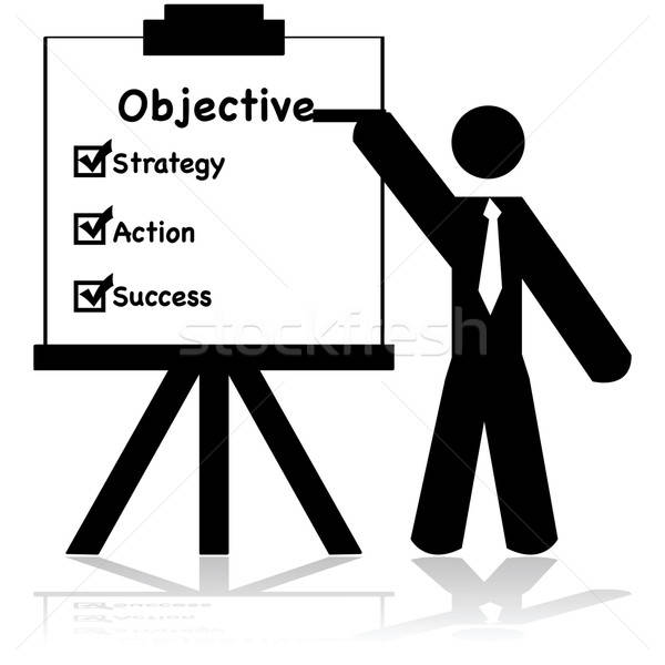 600x600 Business Objectives Vector Illustration Bruno Marsiaj