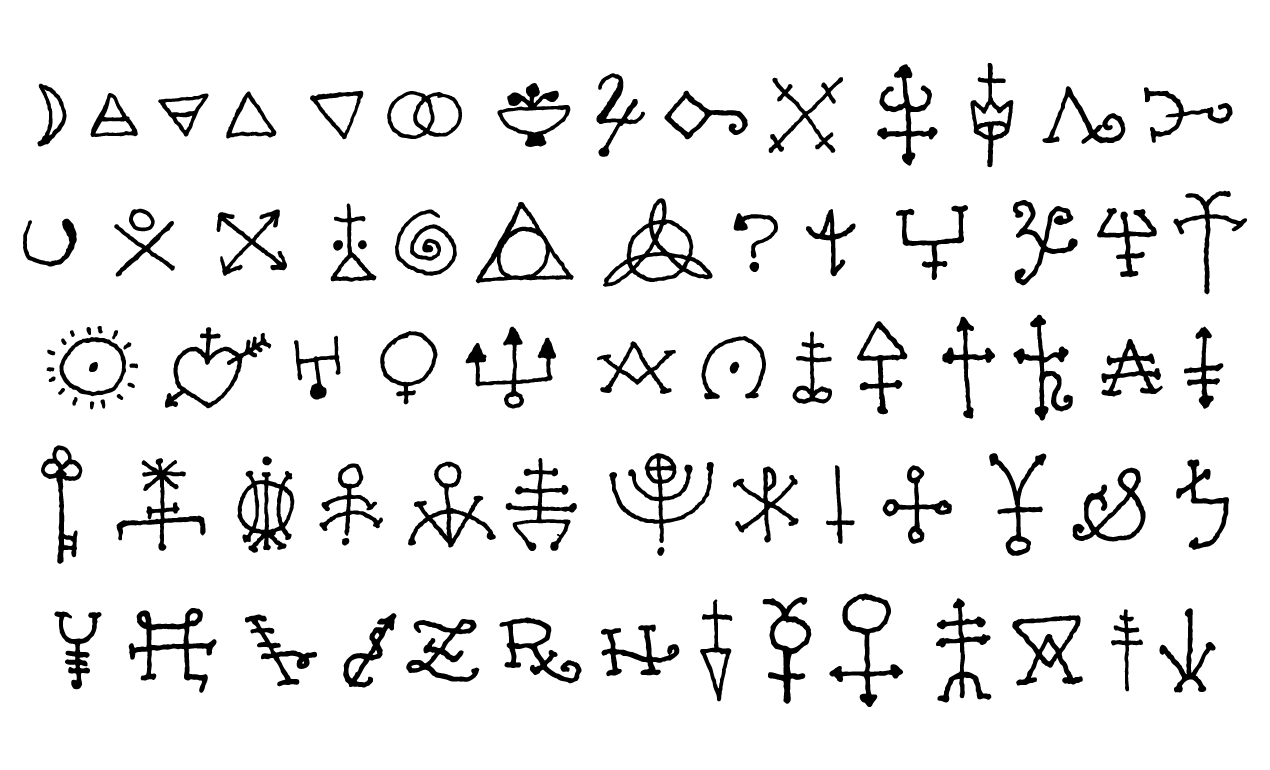 1270x770 Occult Symbols Vector Pack