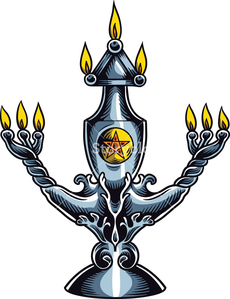 770x1000 Occult Vector Element Royalty Free Stock Image