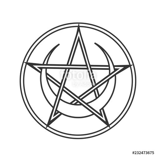 500x500 Vector For Wiccan And Occult Esoteric Community Pentacle