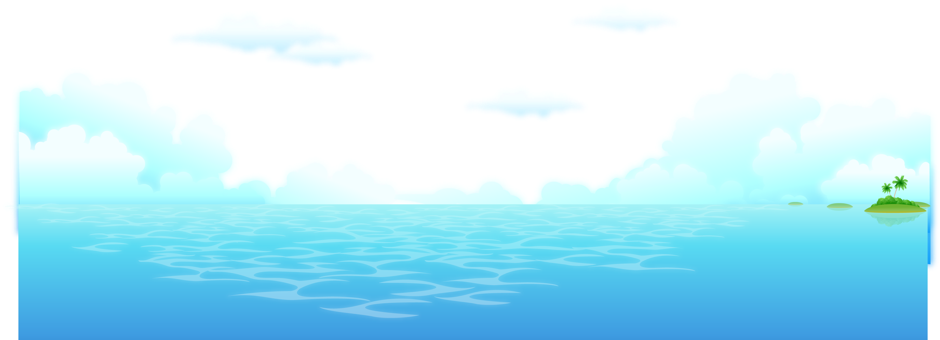 3627x1313 Ocean Vector