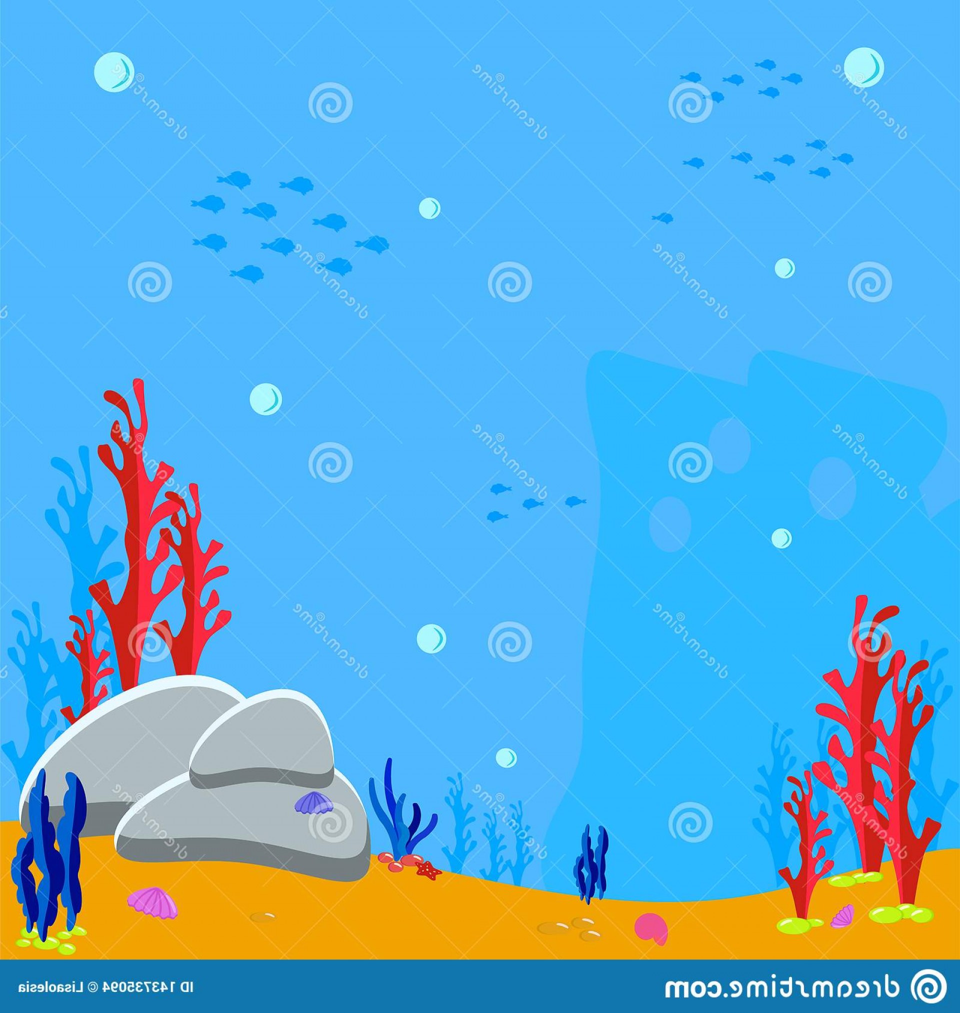 1920x2026 Sandy Bottom Ocean Vector Art Handandbeak