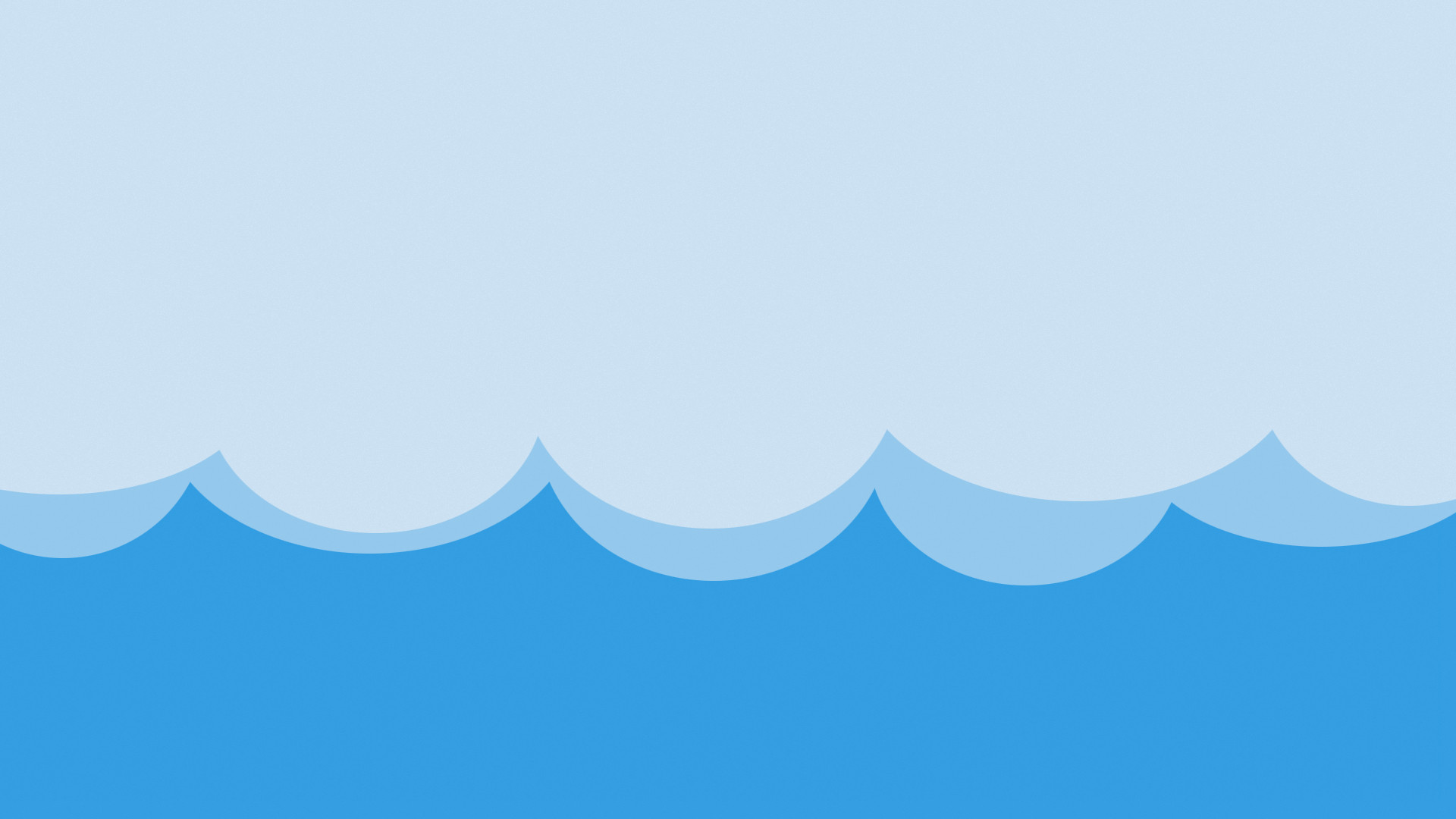 1920x1080 Simple Ocean Vector