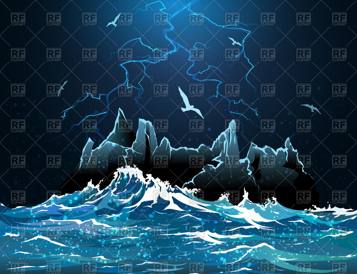 1200x923 Lightning In Night Sky